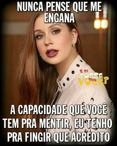 pense que me engana
