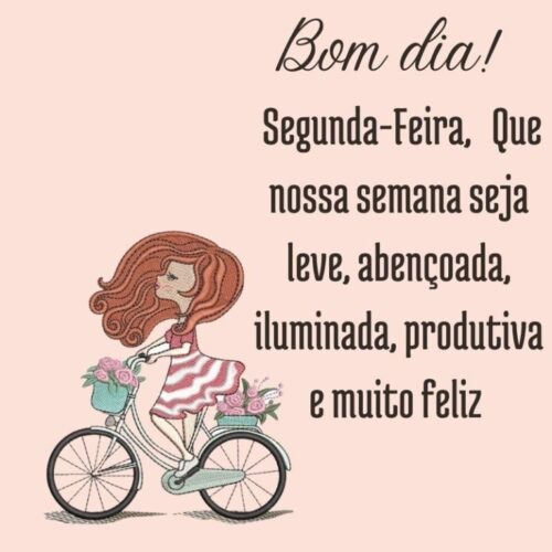 Abençoada segunda de felicidade