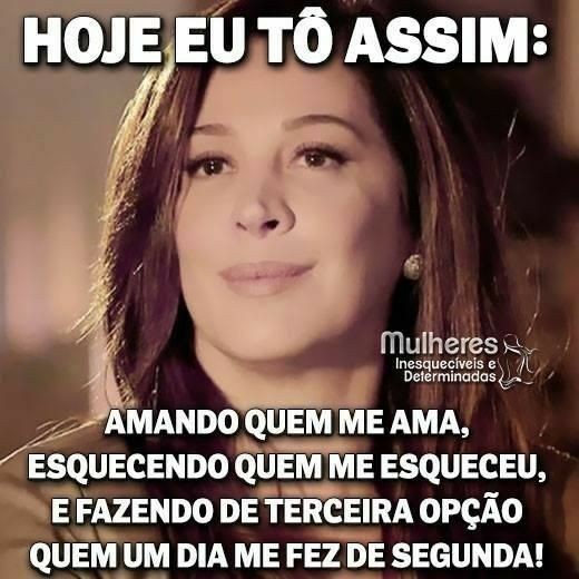 hoje eu tô assim