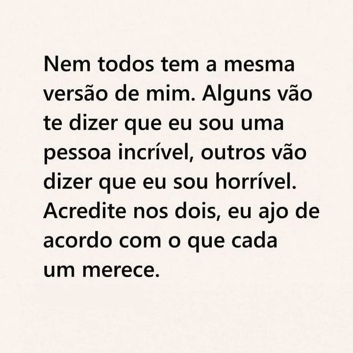 acredite nos dois.