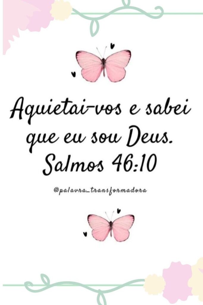 Não tenha medo pois Eu, o teu Deus, sou contigo.