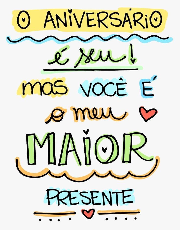 Deus me deu o melhor presente que existe, você!