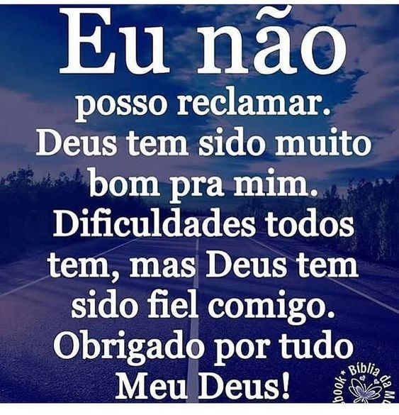 Gratidão por tudo de bom que Deus me fez