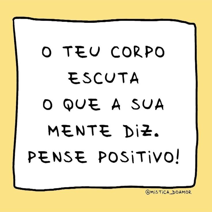 pense positivo!