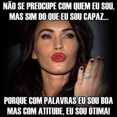 eu sou ótima!