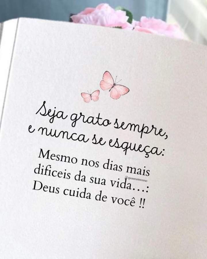 A gratidão é a melhor amiga de um cristão de verdade