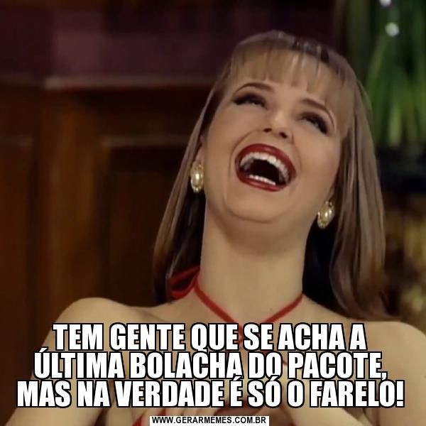 última bolacha do pacote
