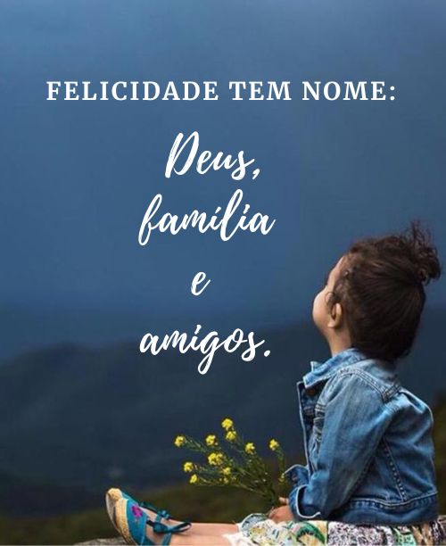 A felicidade vem através de amigos