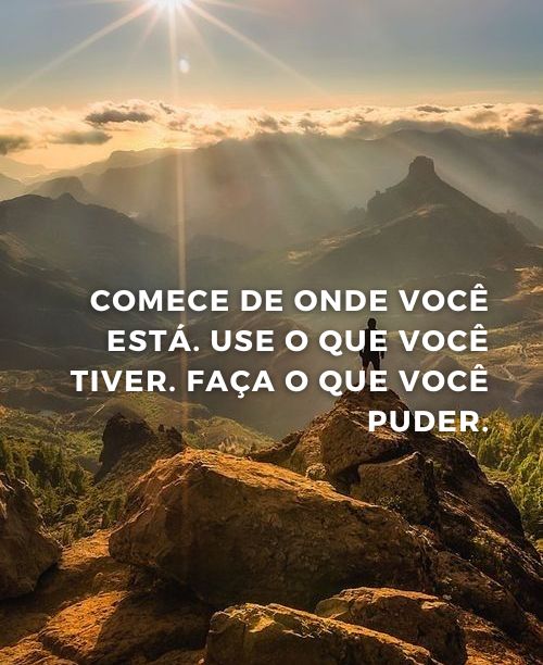 Faça o que você puder