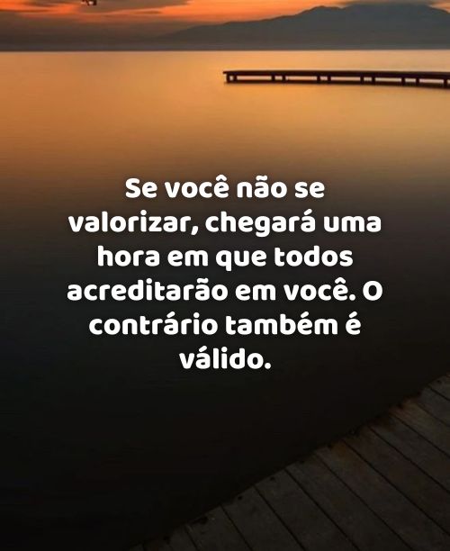 Valorize seus valores